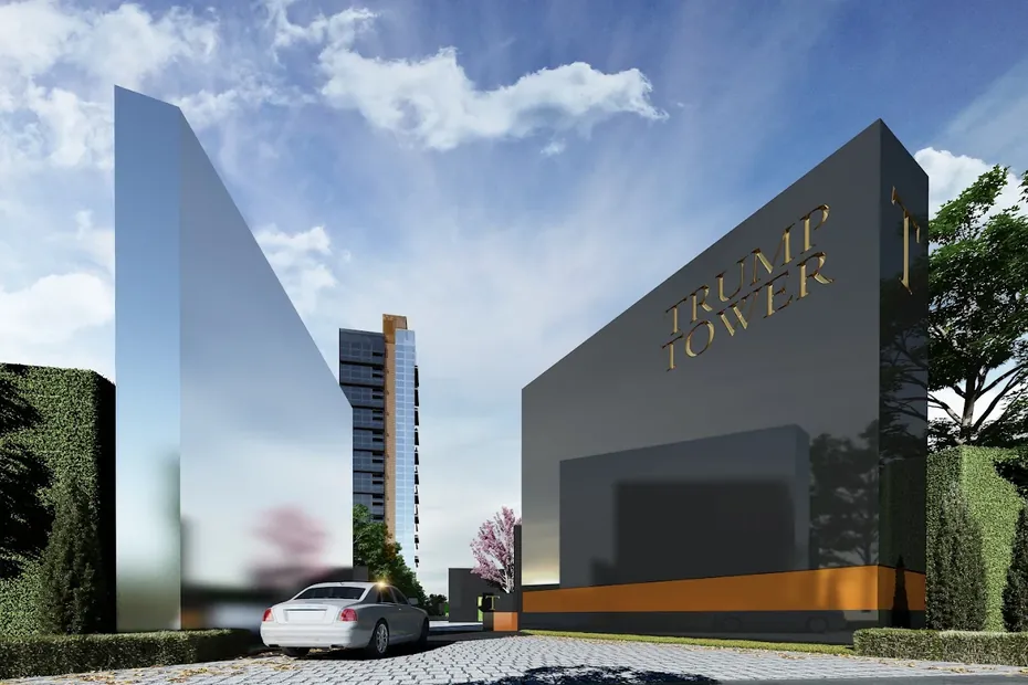 Trump Towers Kolkata — arrival gateway and tower